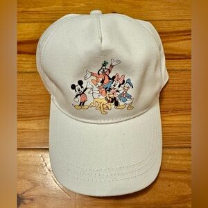 Disney Mickey and Friends White Baseball Hat